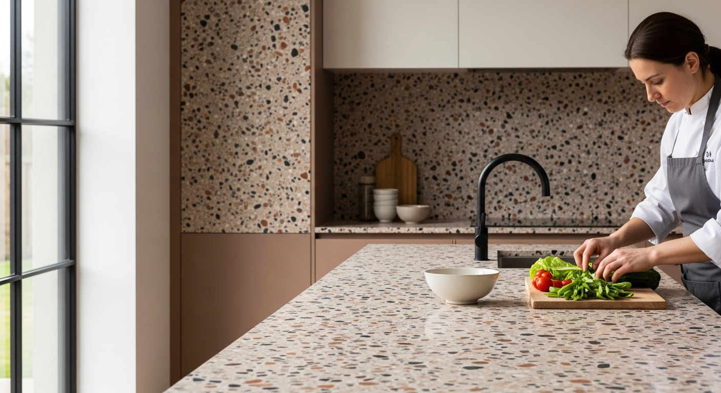 Terrazzo Surfaces Beyond Floors: 8 Creative Applications Endorsed by Marmorino Veneziano