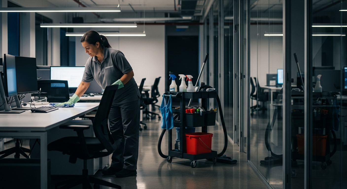 Schone kantoren: een wereldwijde standaard na sluitingstijd