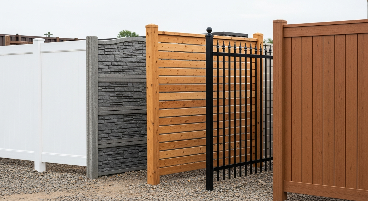 เปรียบเทียบประเภทรั้วสำเร็จรูปและคุณสมบัติ