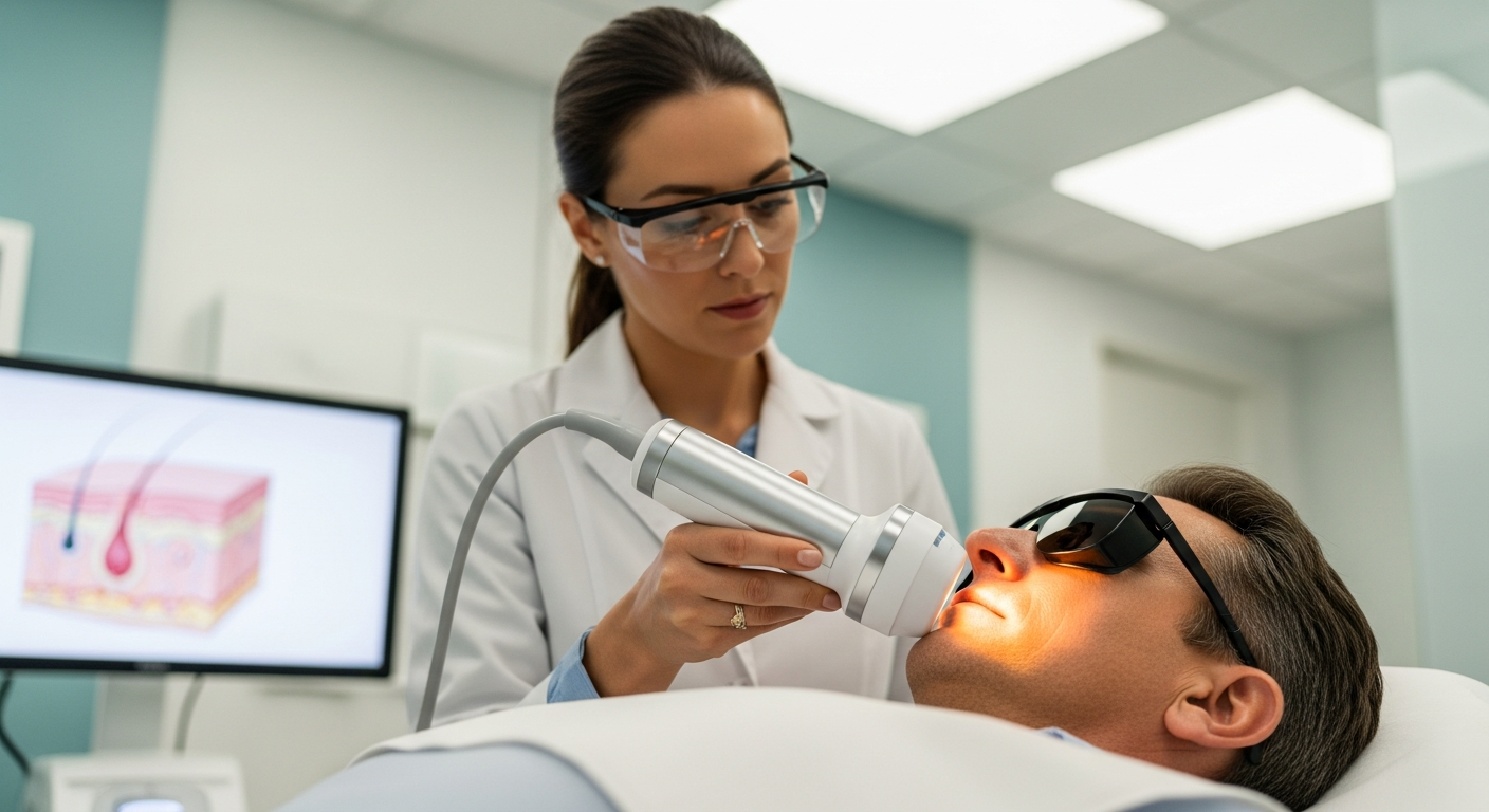 Naha struktuuri parandamine valgusenergiaga