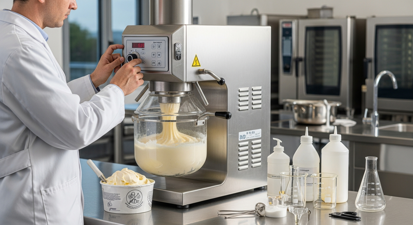 Integrating Emulsifiers in Frozen Dairy Mixtures