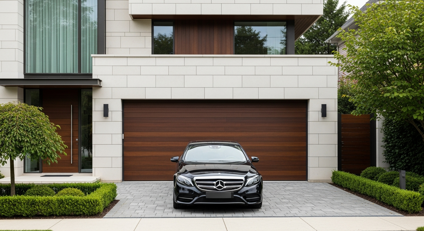 Impacto da entrada veicular na estética do imóvel