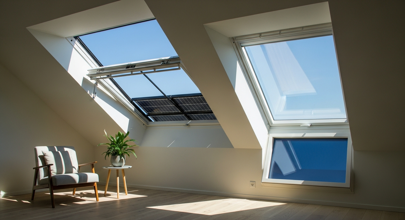Solar Skylights from Velux versus Fixed Rooflights: A 12-Month Heat and Light Comparison