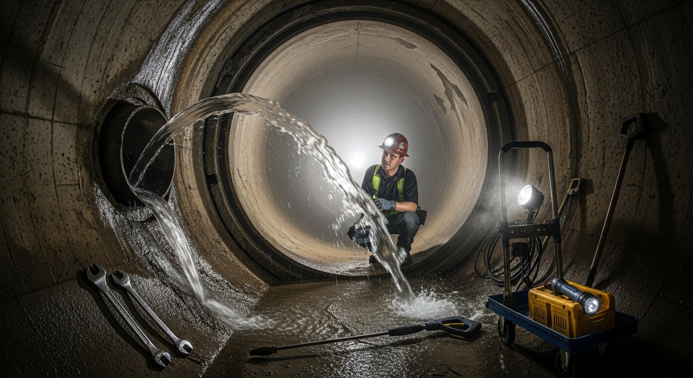 Manutencao preventiva de sistemas de drenagem