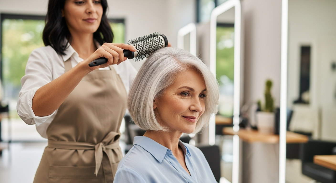 Frisuren für reifes Haar