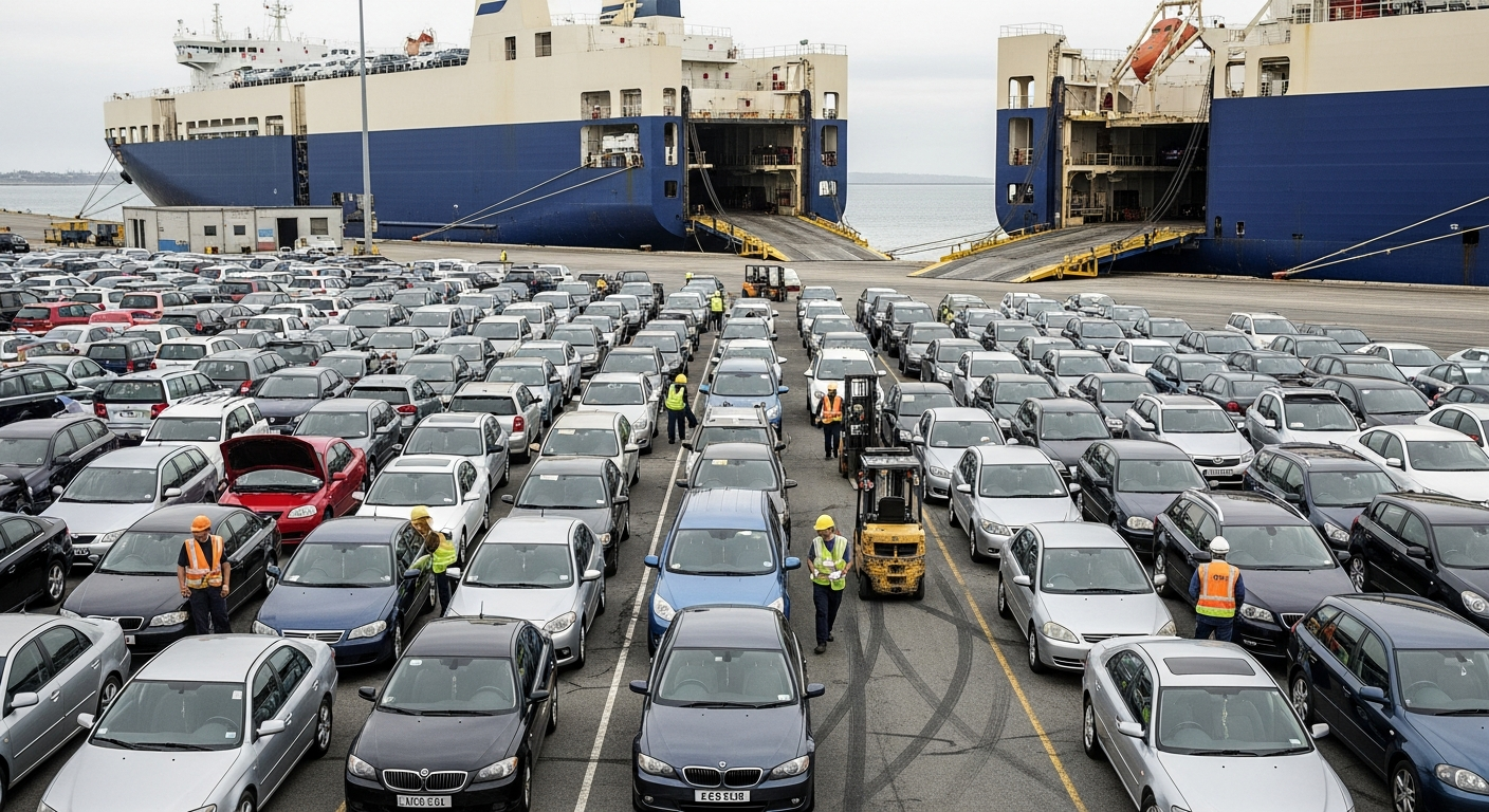 Kansainvälinen käytettyjen autojen kauppa ja logistiikka