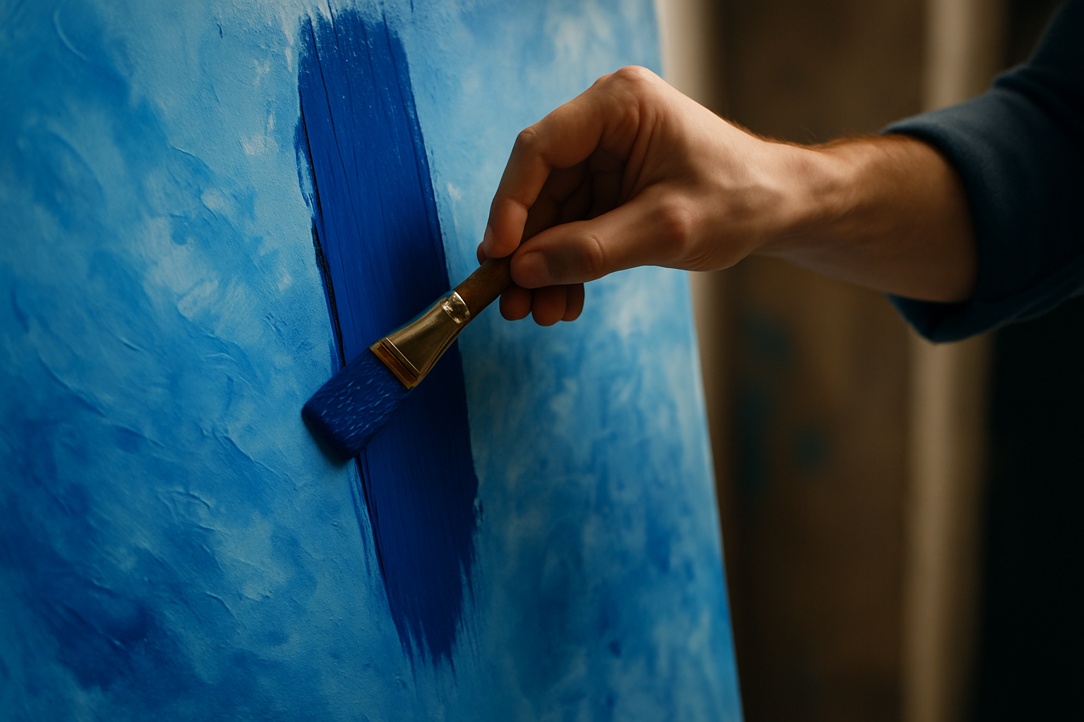 Cerulean Strokes: The Emergence and Influence of Blue Art