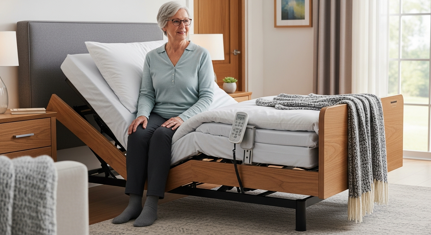 เตียงนอนสำหรับผู้สูงอายุพร้อมคุณสมบัติพิเศษ