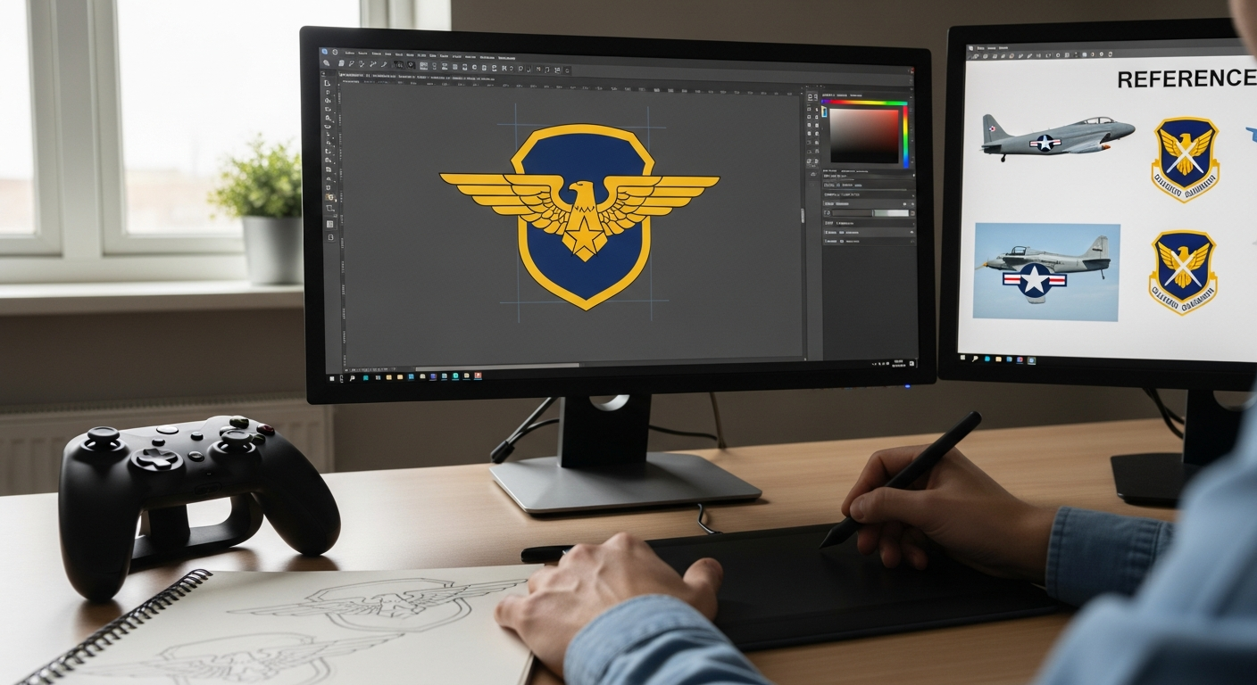 フライトコンバットゲームのエンブレムを手に入れよう