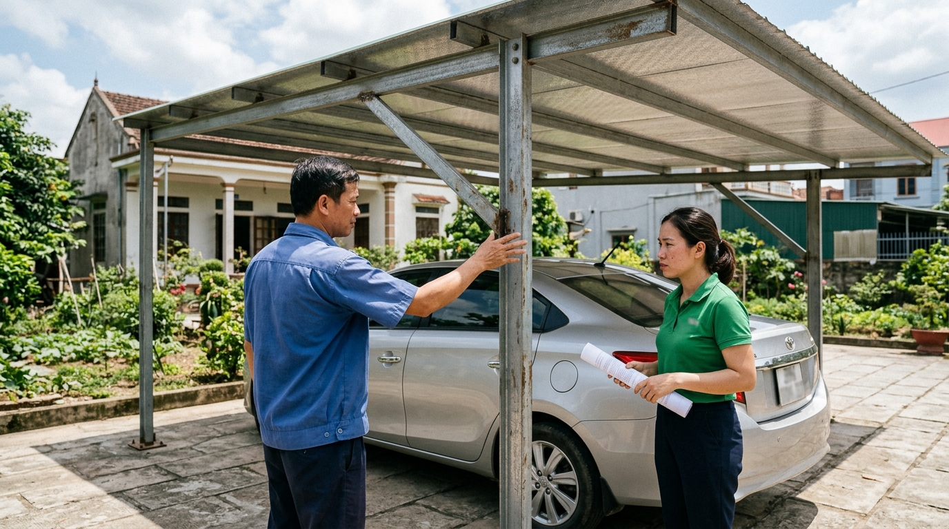 Giải pháp bảo vệ phương tiện khỏi tác động thời tiết