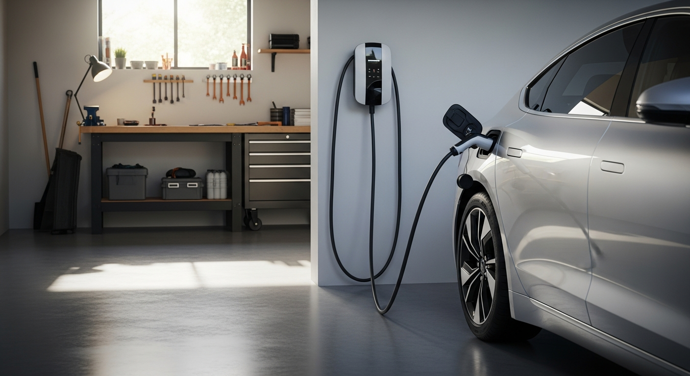 A infraestrutura de carregamento EV para o lar