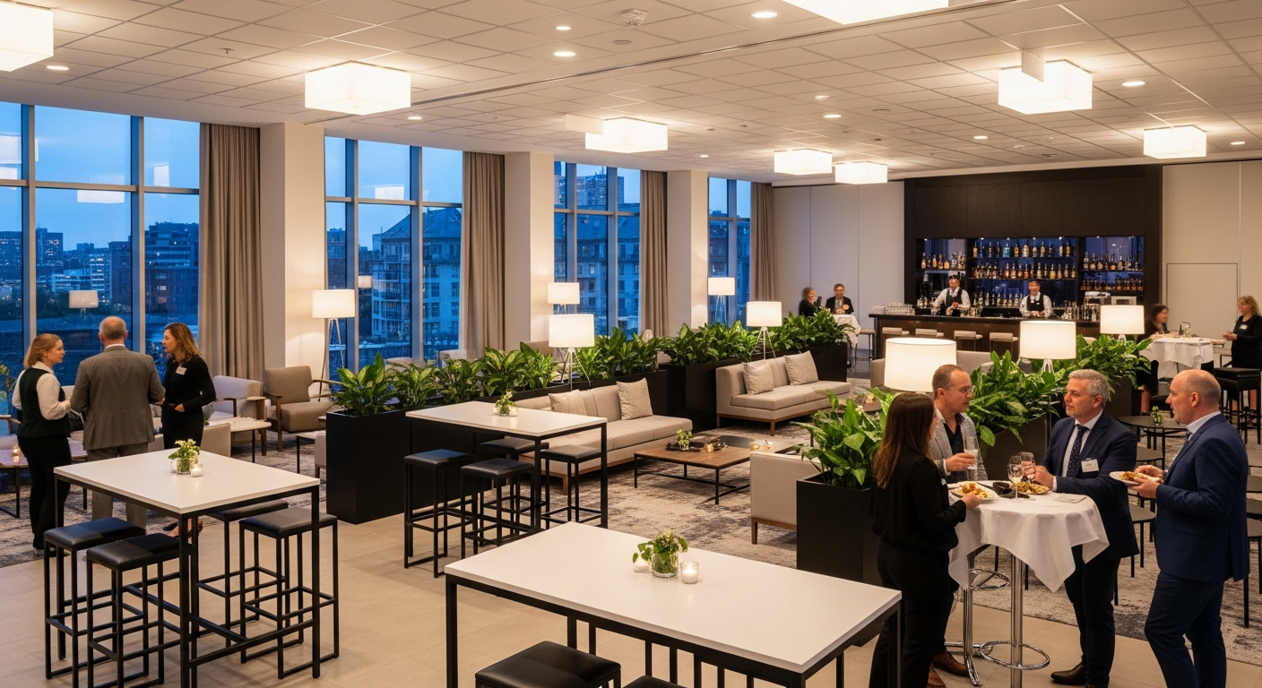 Svinību telpu iespējas un to priekšrocības