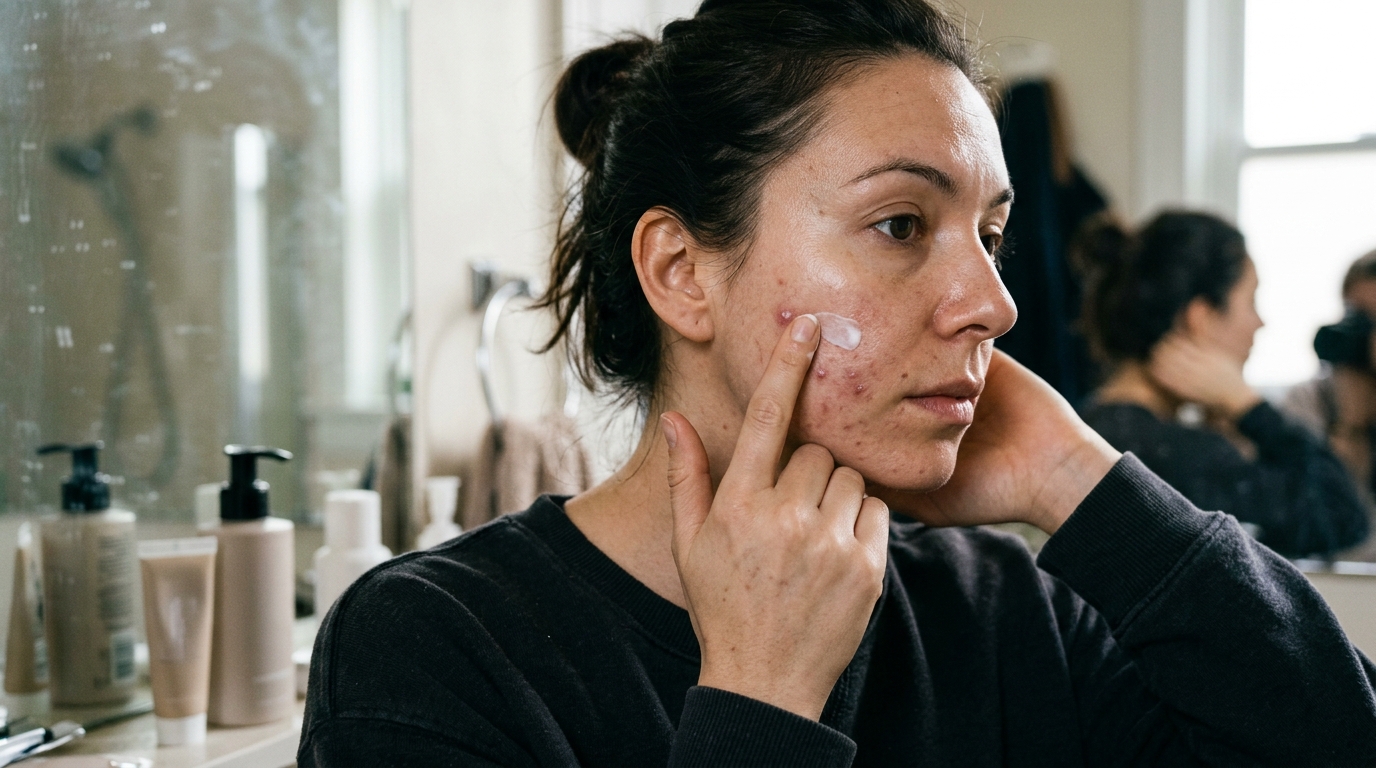 Cystic Acne Reduced with a CeraVe Barrier Routine and 2.5% Benzoyl Peroxide