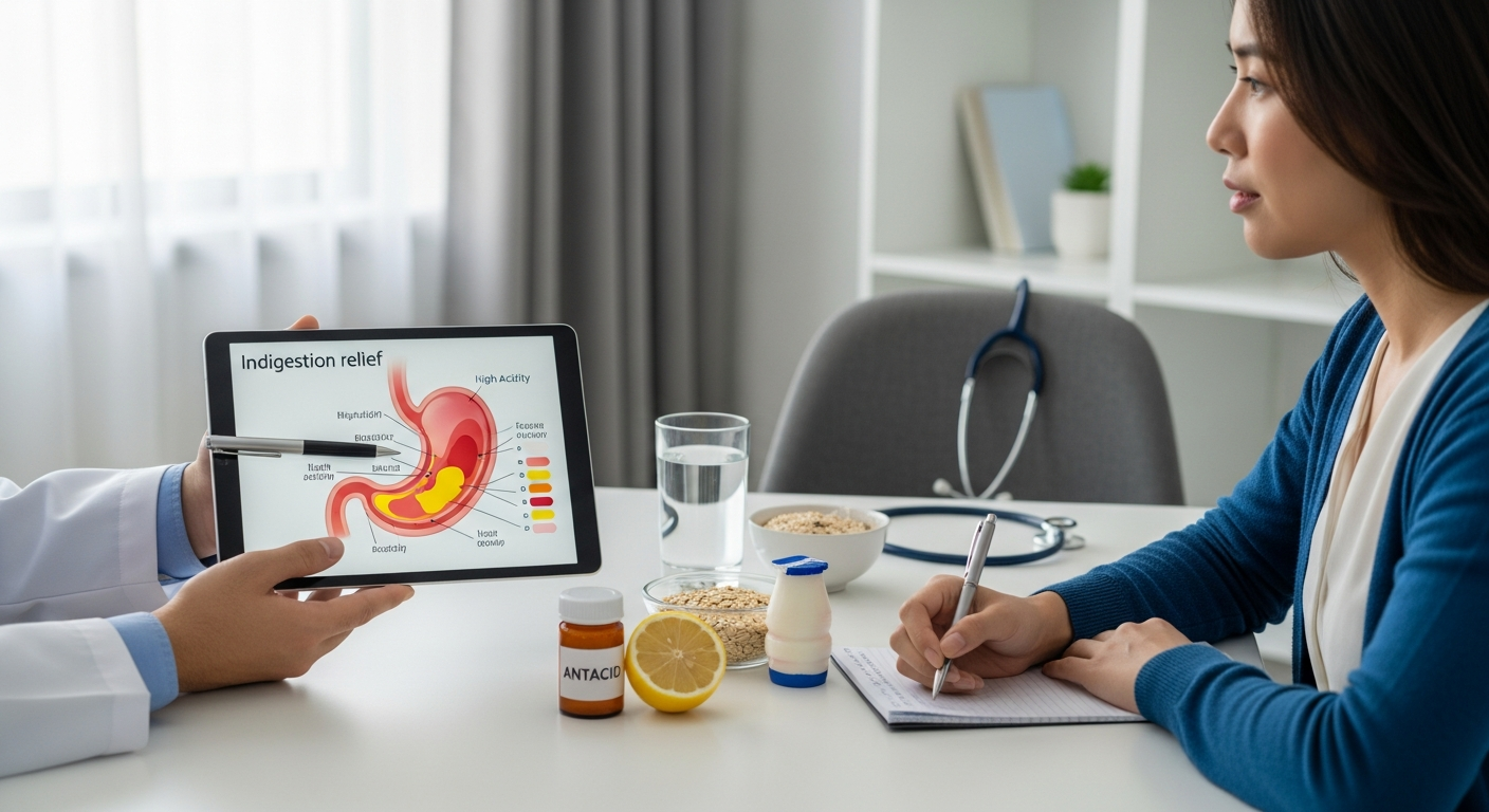 Guía sobre la acidez estomacal y su alivio