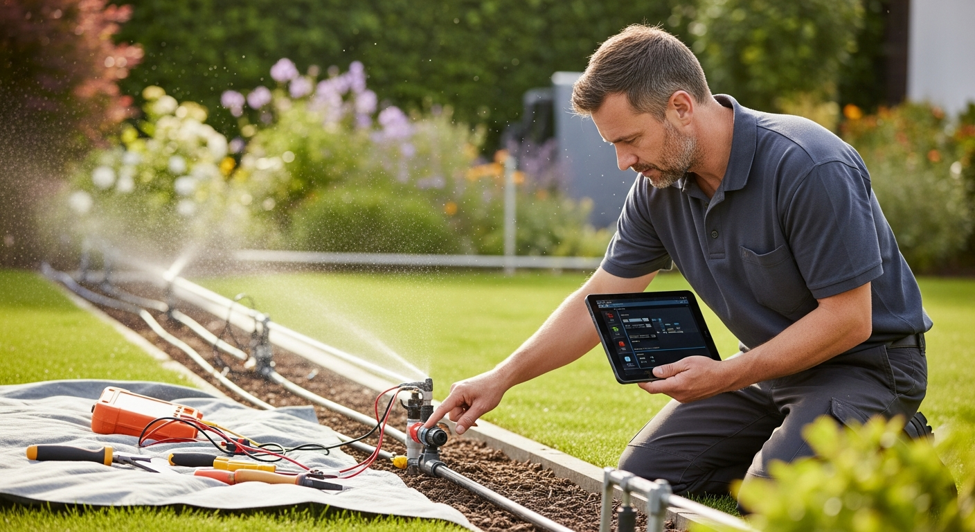 Technische Unterstützung für Wohnräume und Gärten