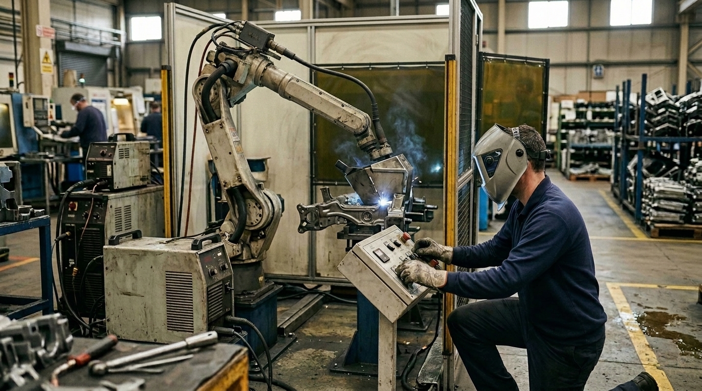 240 Rejected Units a Shift Eliminated by SPC Control Charts on a Mitsubishi Robot Weld Cell