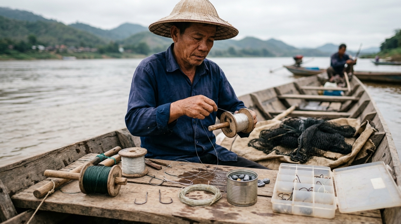 ອຸປະກອນທີ່ຈຳເປັນສຳລັບການຫາປາ