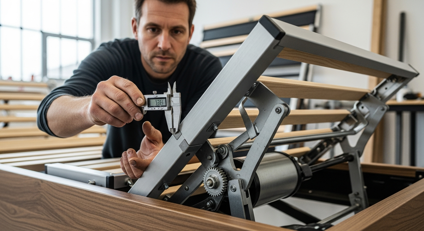 การตรวจสอบราคาเตียงปรับระดับตามวัสดุโครงสร้าง