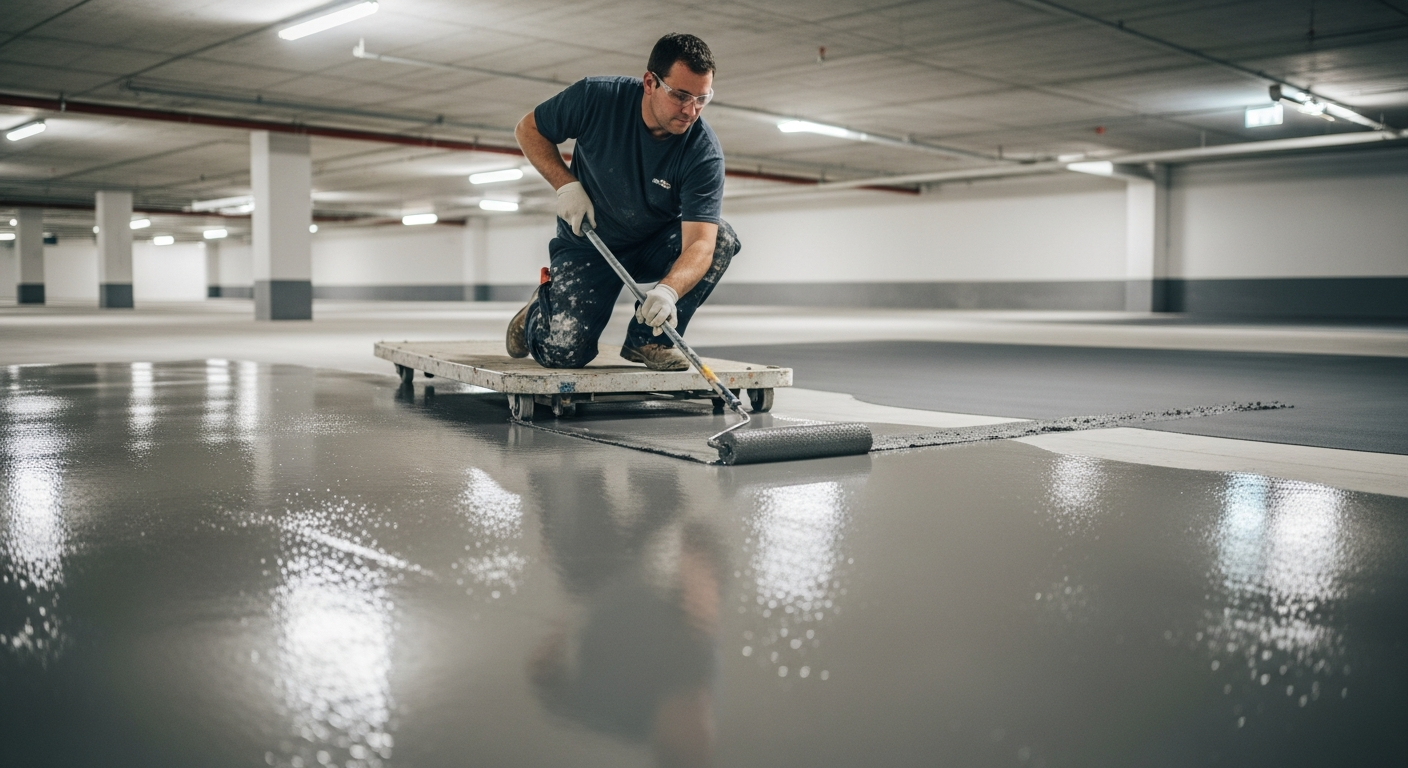 Elevando o padrão de pisos em áreas de estacionamento