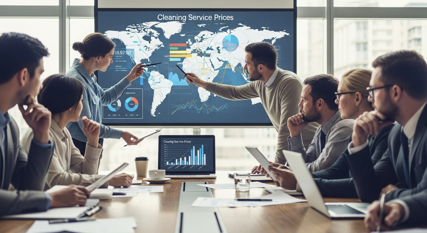 Srovnání cen úklidových služeb: Globální pohled.