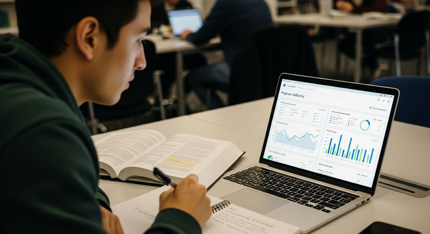 قياس التقدم في مسار التعلم