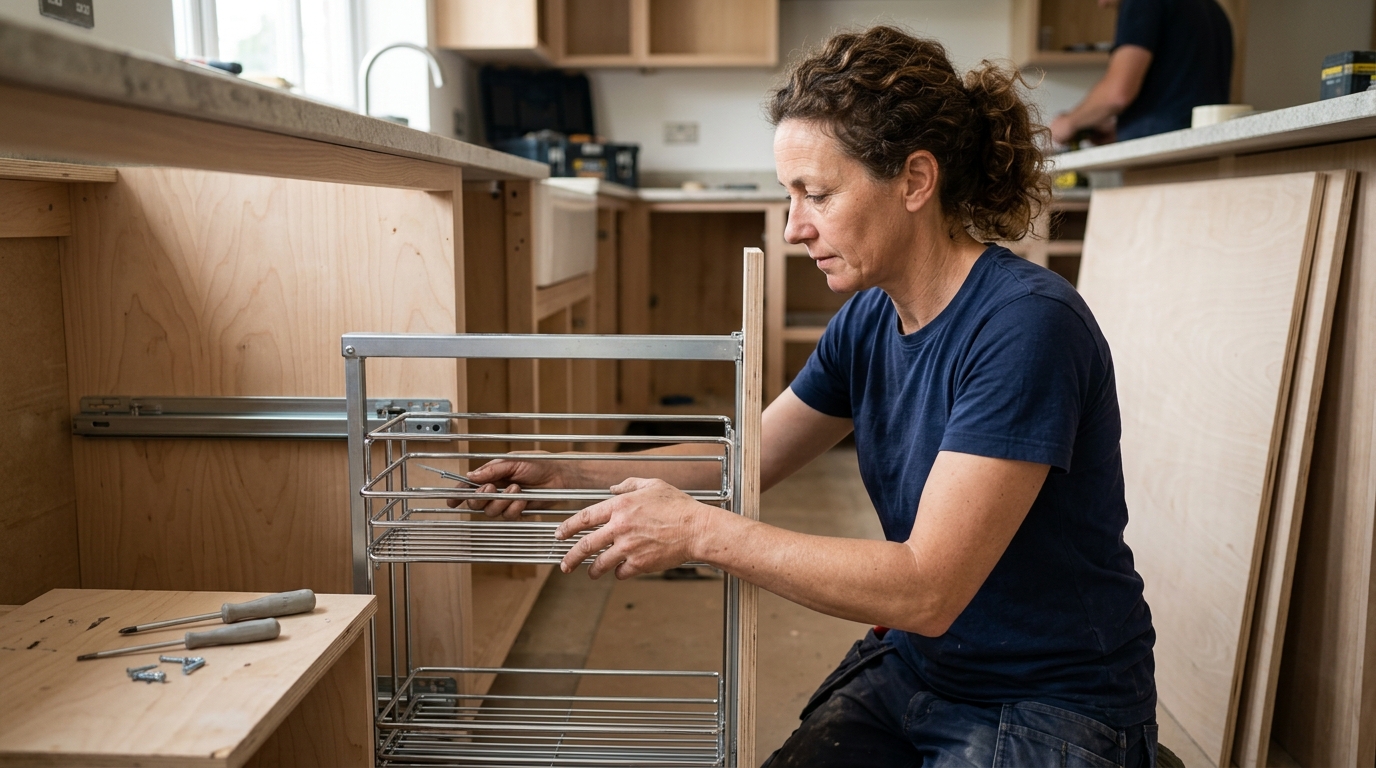 Rev-A-Shelf vs Kesseböhmer Pull-Out for a 300-Millimetre Base Cabinet