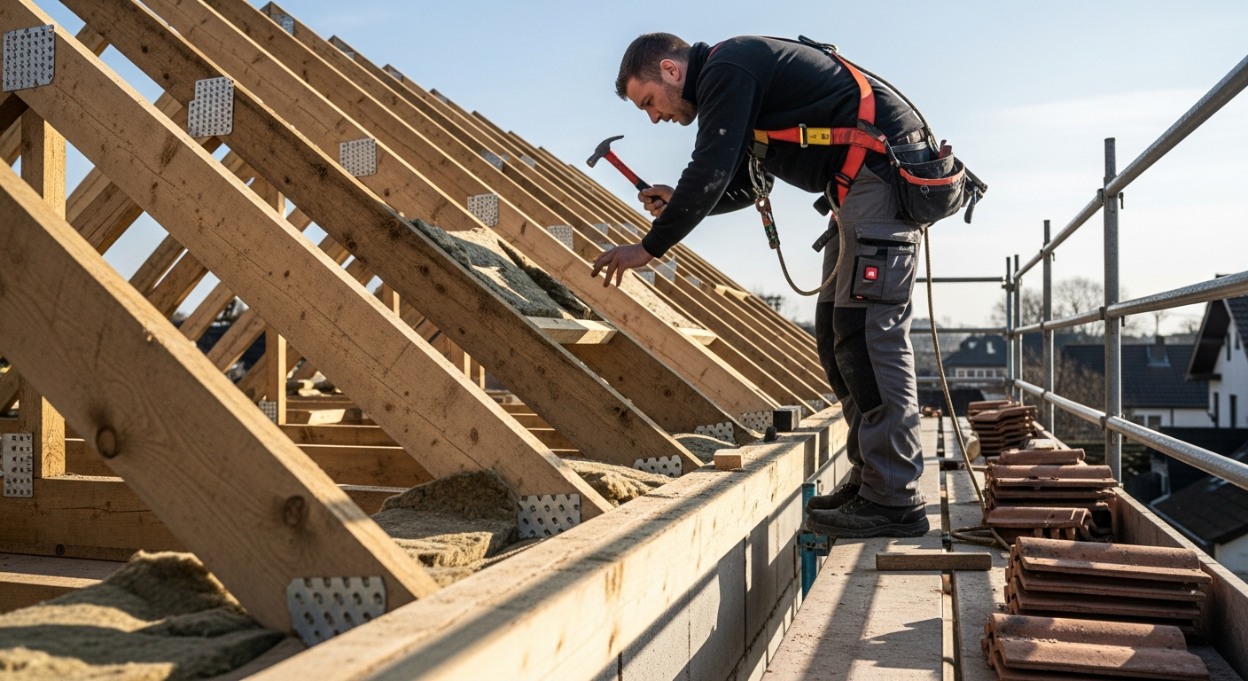 Підготовка кроквяної системи до нової покрівлі