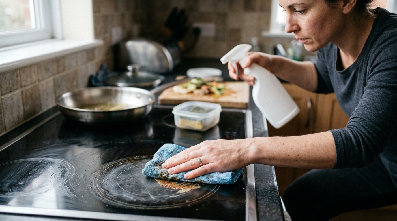 Methods for Eradicating Stubborn Grease from Cooktops