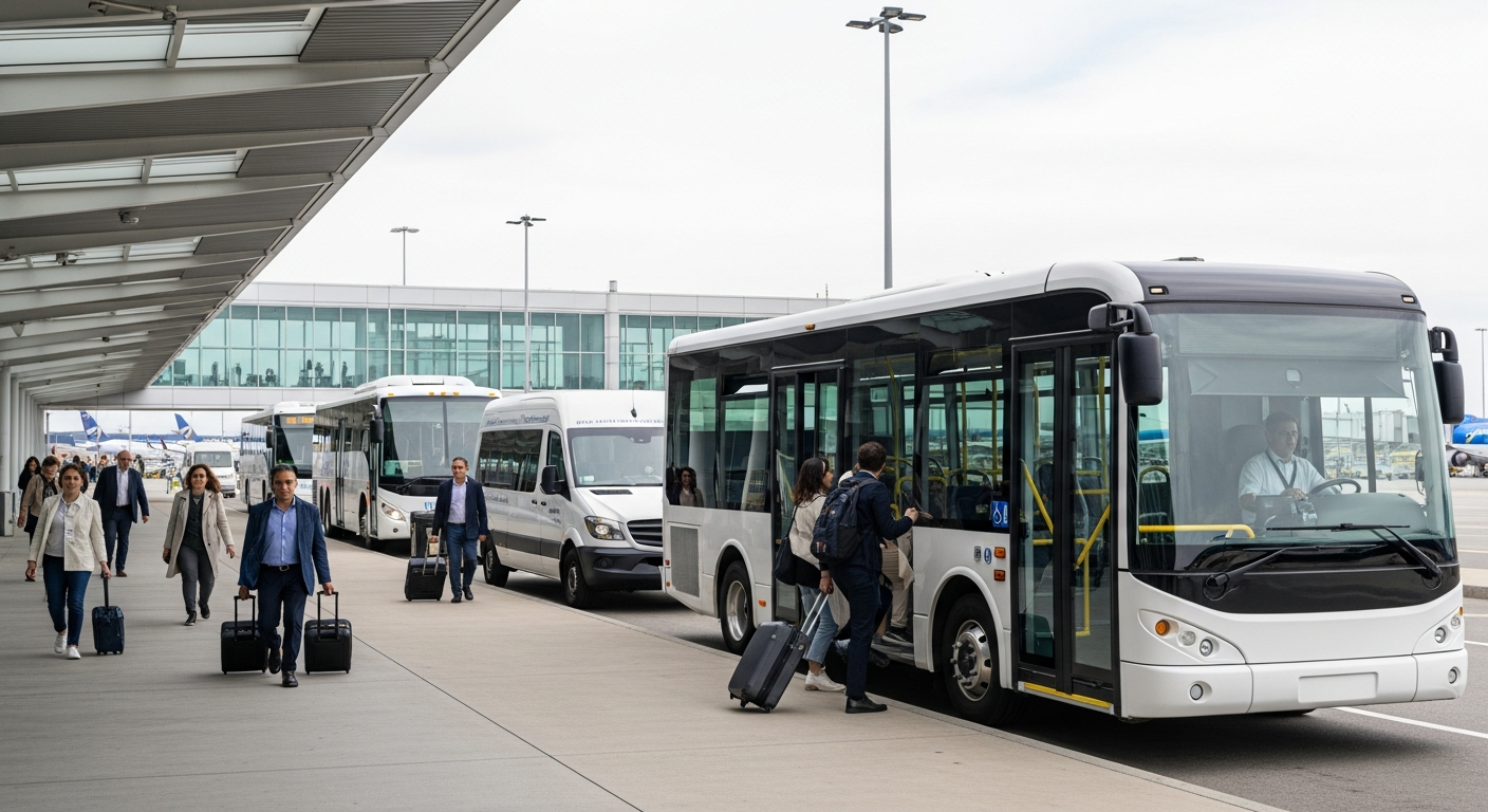 Options de navette pour les passagers aériens