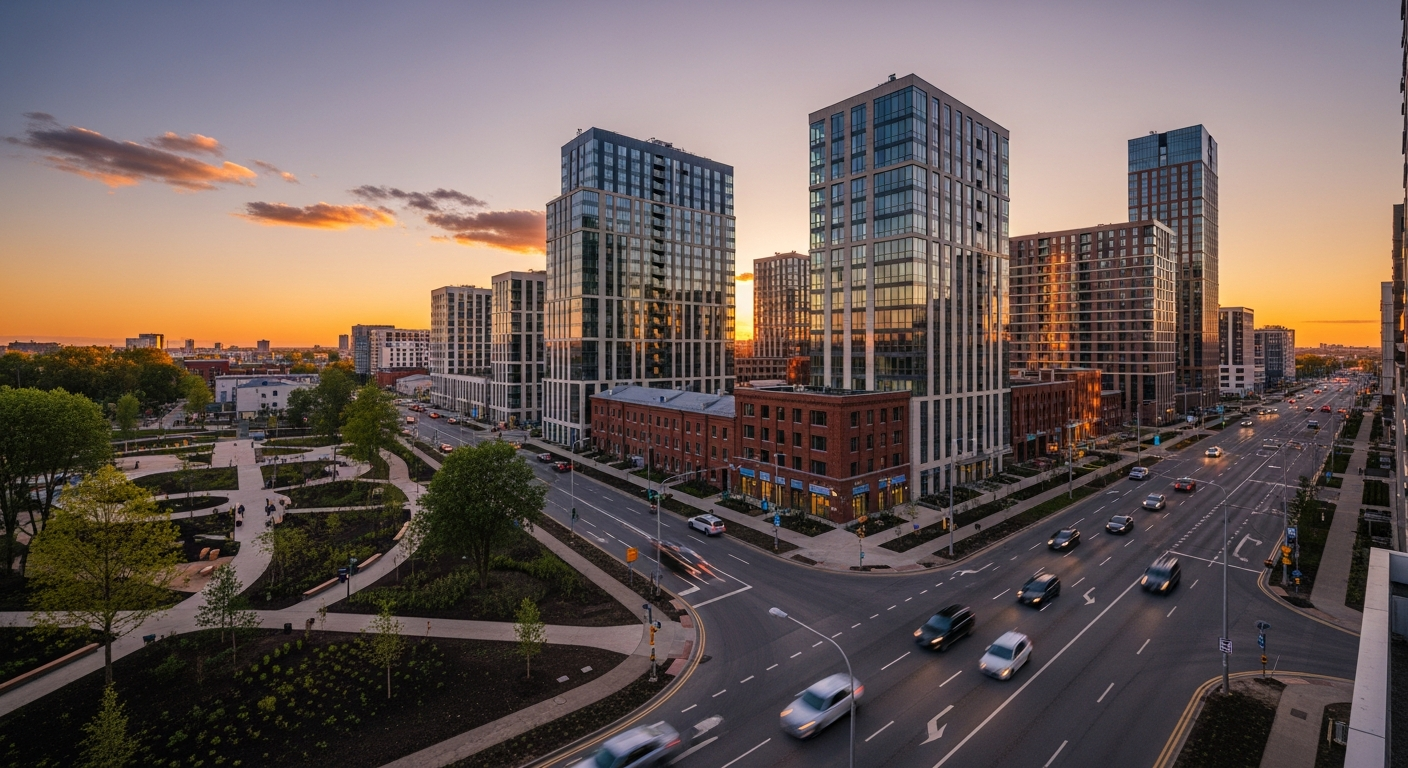 Analyse des quartiers résidentiels en plein essor