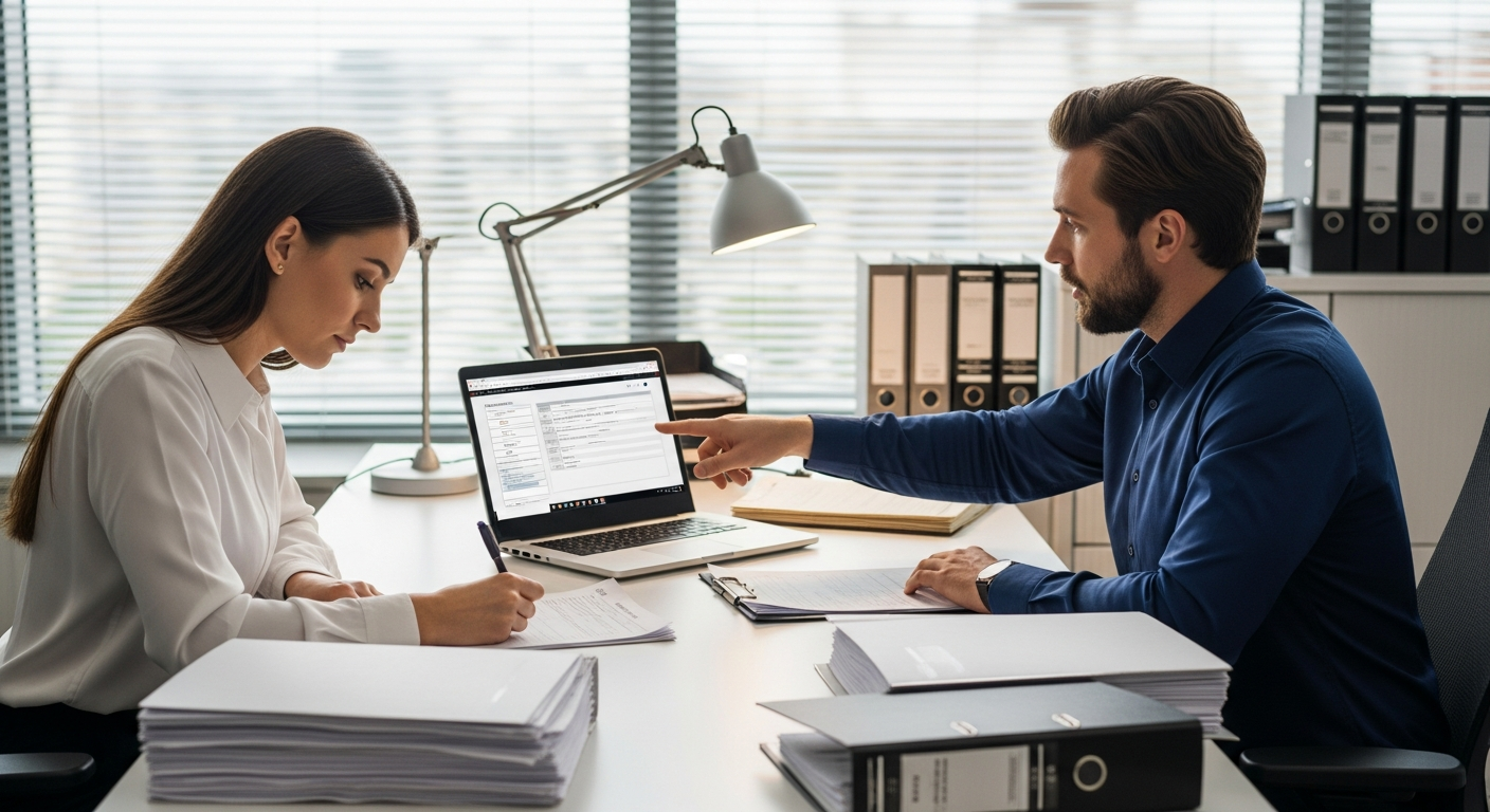Oficialių ataskaitų pildymo procesas