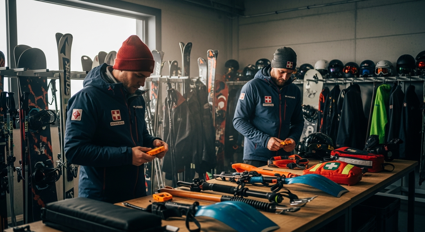 Preparazione per la stagione invernale in montagna