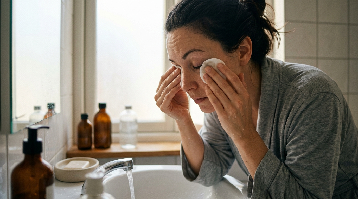 Routine de nettoyage pour des cils sains