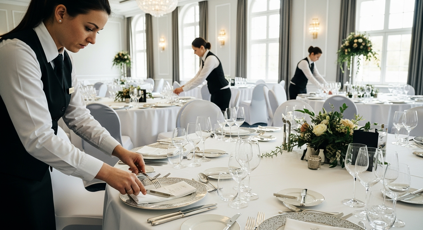 Organización de banquetes con estilo