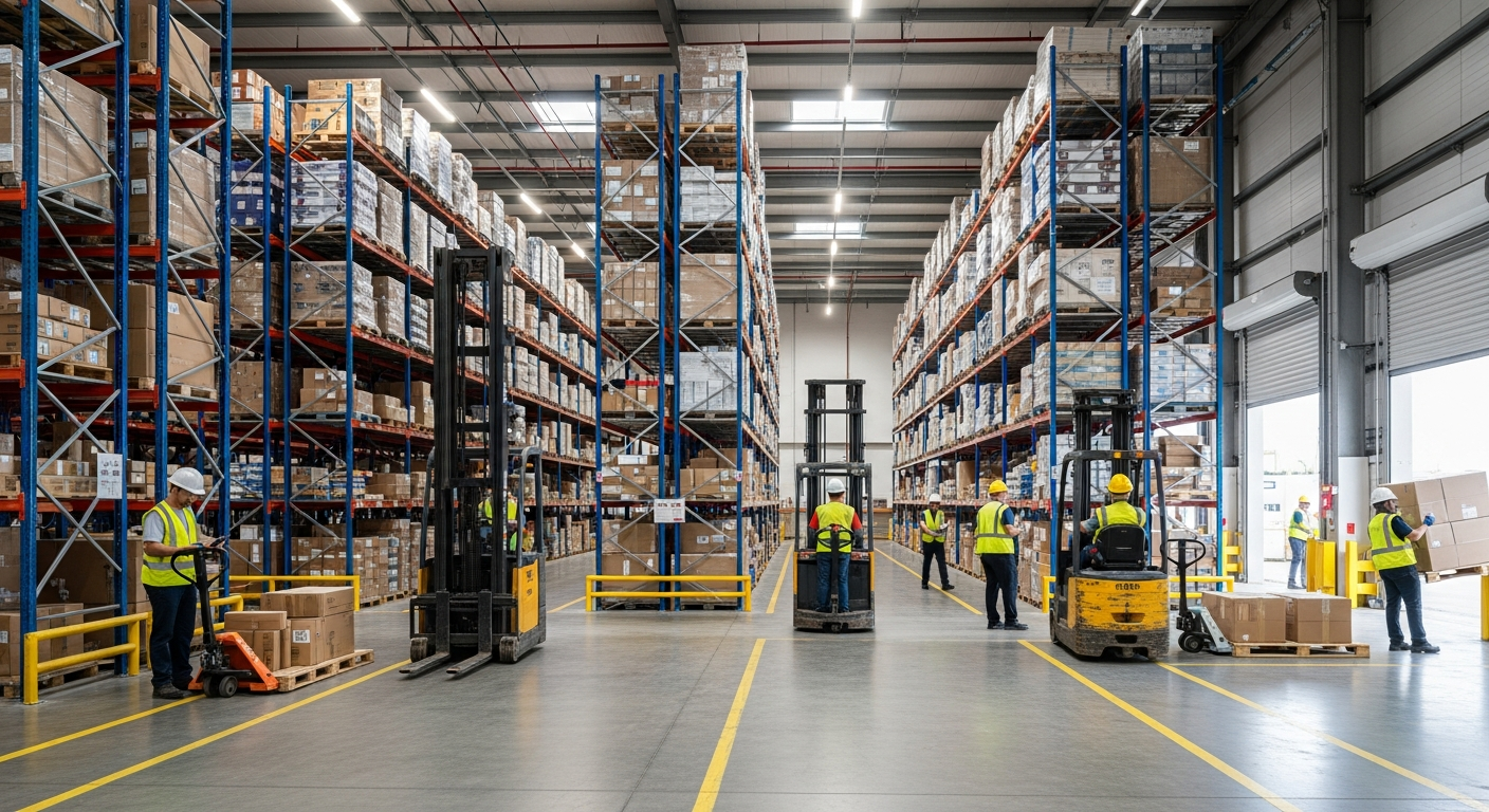 Darba vietas piegādes ķēdes sektorā