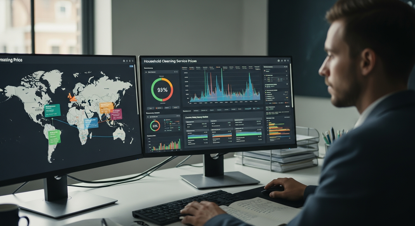 Jak se mění ceny úklidu domácností na světových trzích
