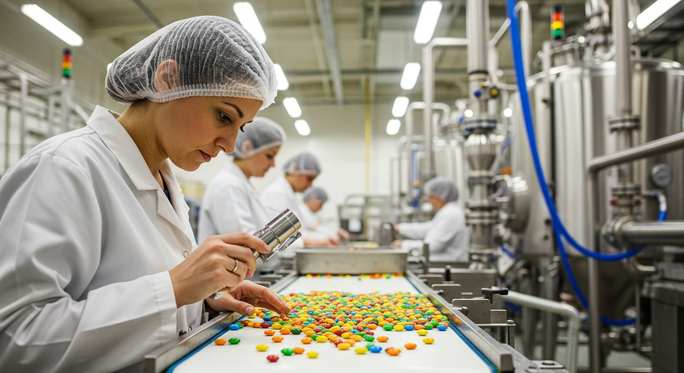 Minőségellenőrzés a cukorkagyártásban