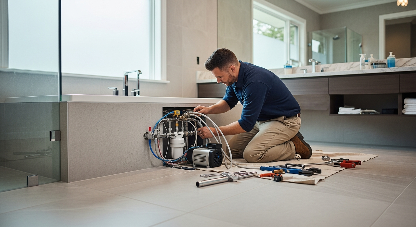 Pemasangan Sistem Hidroterapi Domestik