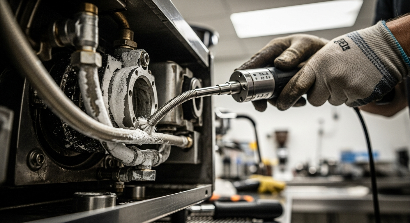 Cleaning Calcified Internal Water Lines Safely