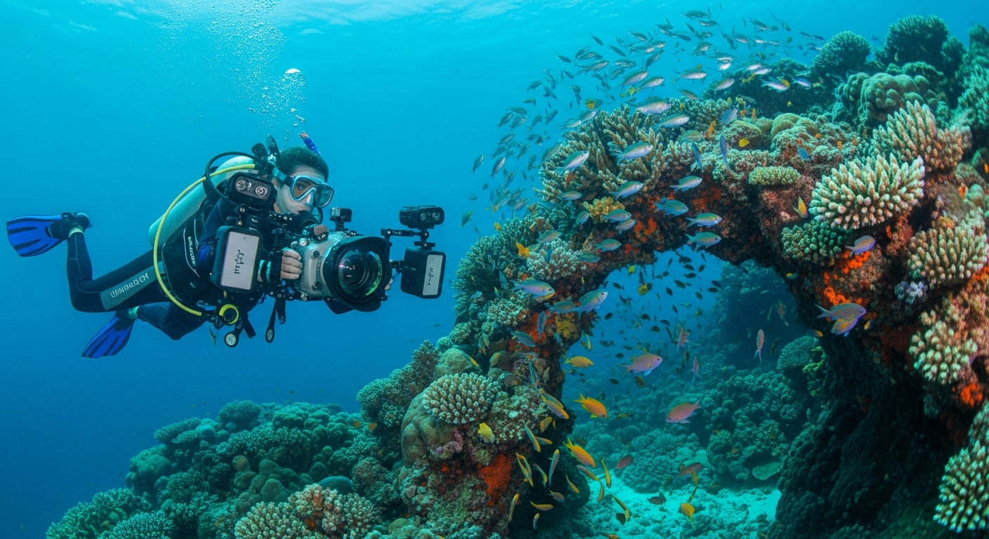 Podvodní svět skrze hledáček fotoaparátu