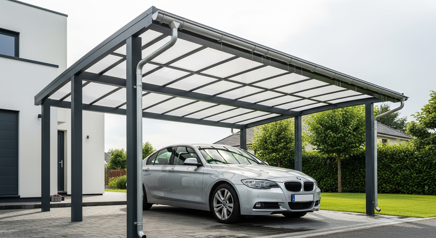 Στέγαστρα αυτοκινήτων: Μοντέρνος σχεδιασμός και αντοχή.