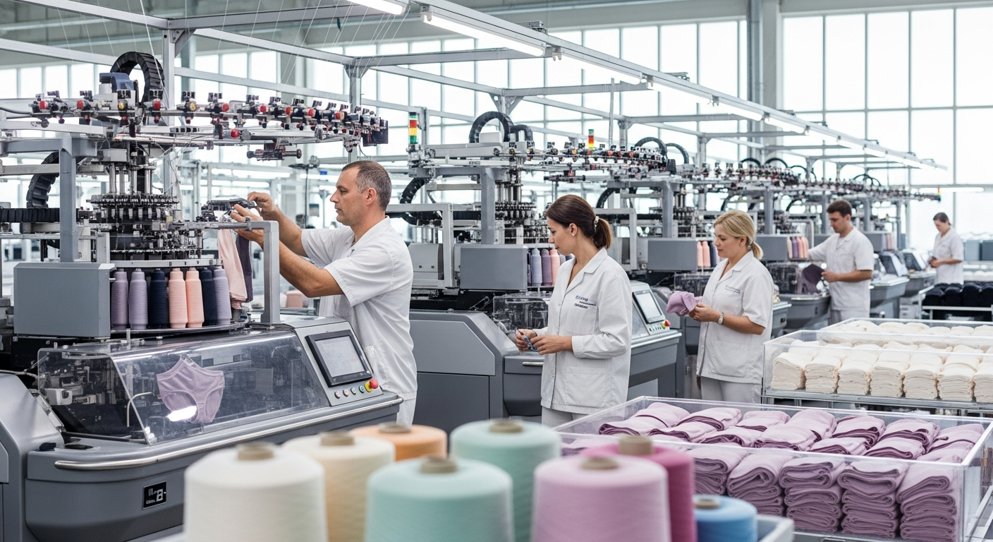 Nowoczesne materiały w produkcji bielizny bezszwowej