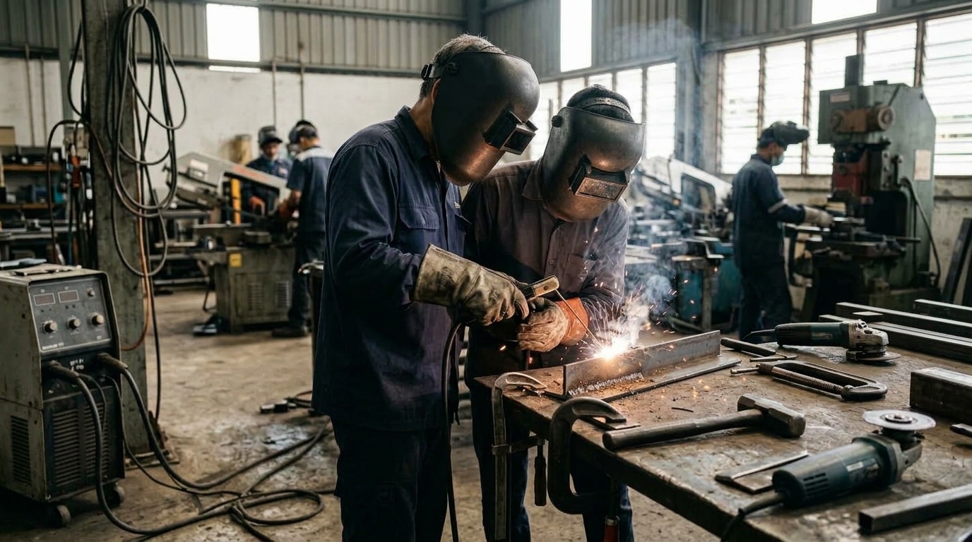Langkah Membina Kerjaya Fabrikasi Arka