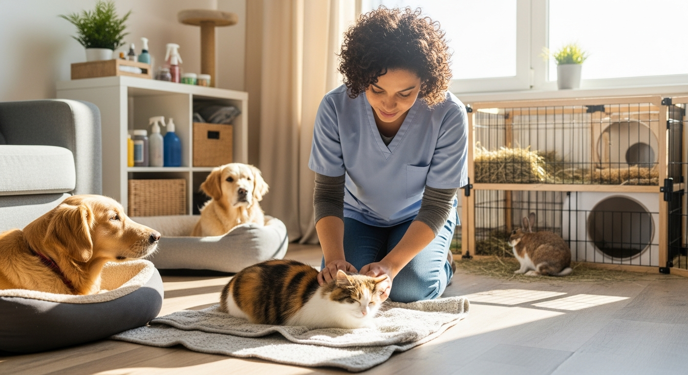 Individuelle Fürsorge für Hunde, Katzen und Kleintiere