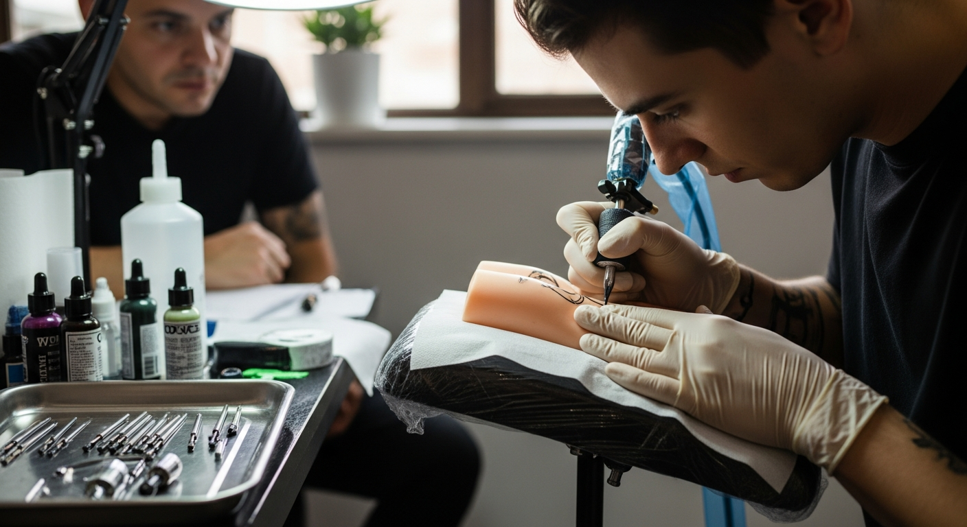 Pasos para convertirse en tatuador profesional cualificado