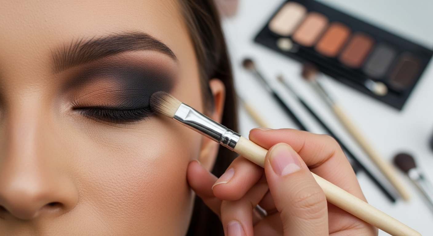 Técnicas de difuminado para sombras de ojos