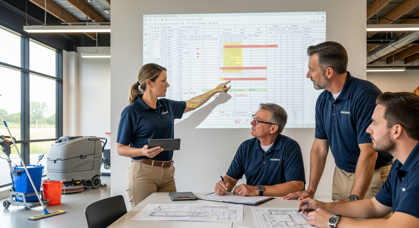 การวางแผนงบประมาณสำหรับงานทำความสะอาดขนาดใหญ่