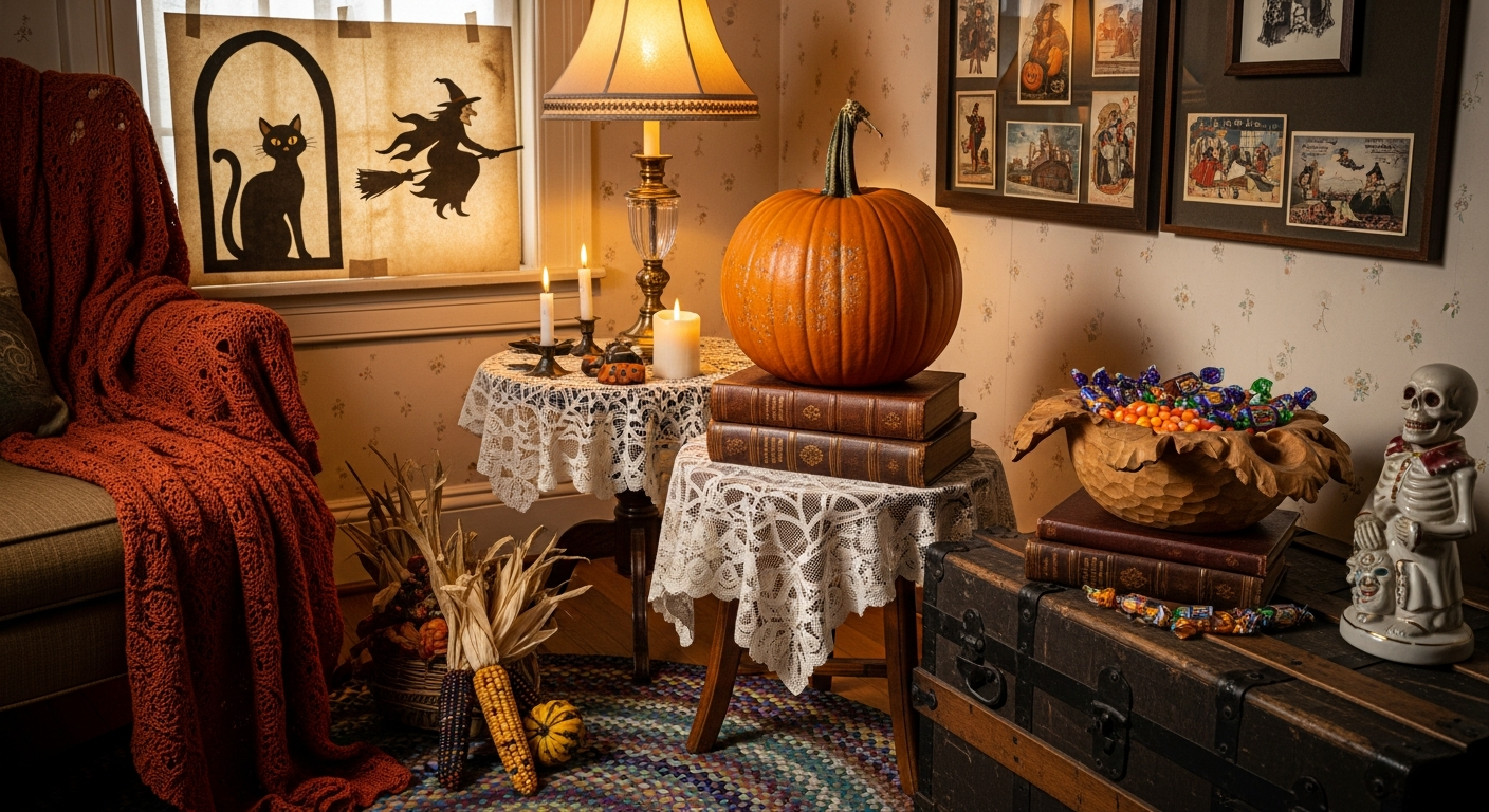 Timeless Terror: Cultivating a Vintage Halloween Aesthetic in Your Home Decor