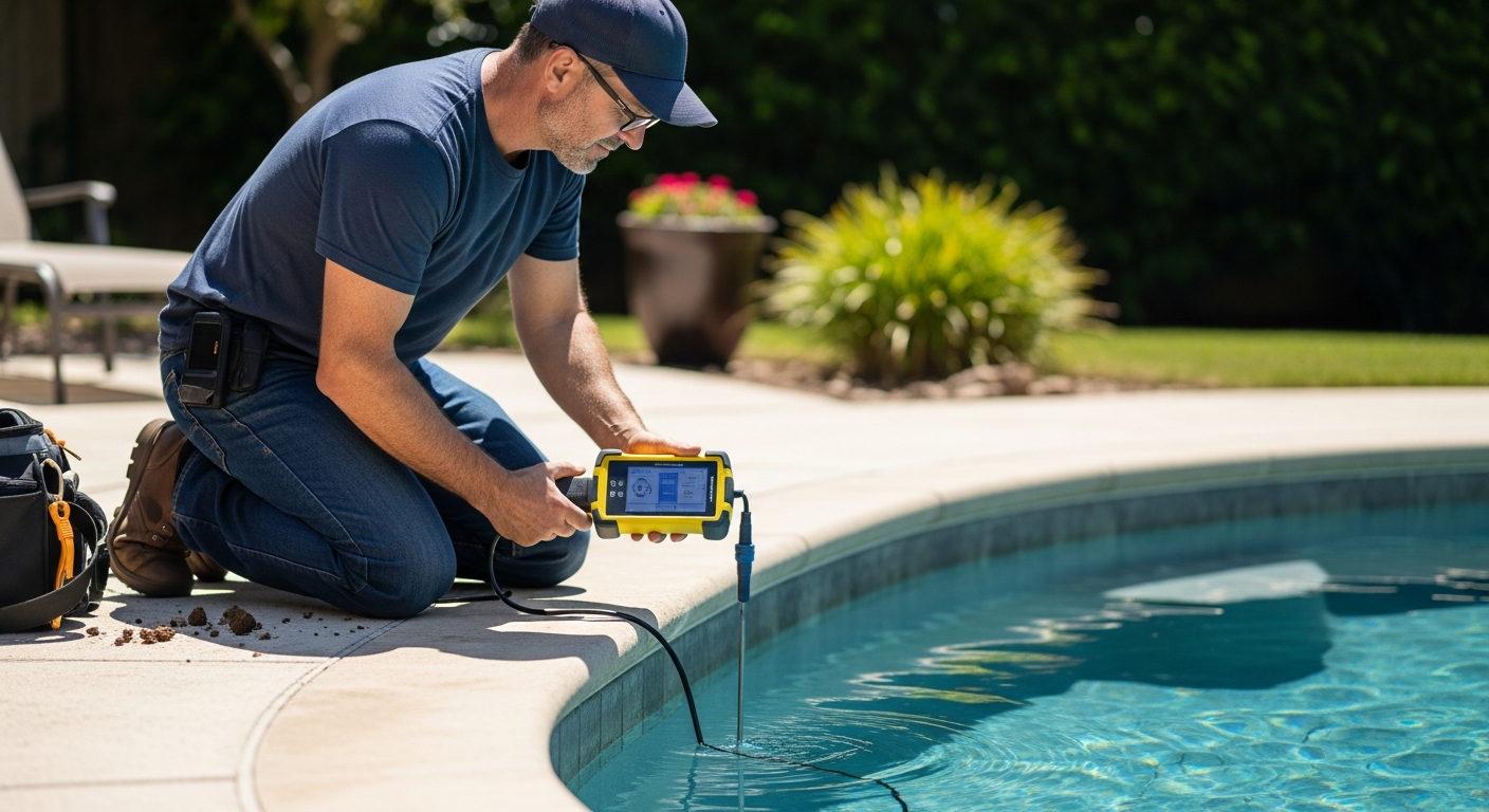 Diagnostic des pertes d'eau dans les bassins