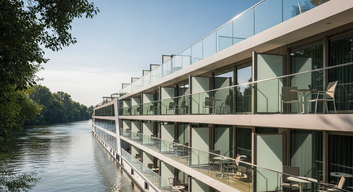 Ausstattung von Flusskreuzfahrtschiffen mit Balkonen
